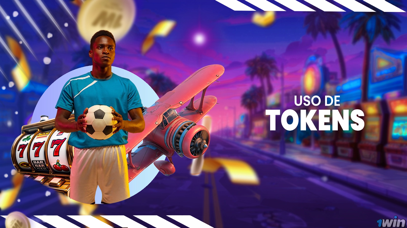 Uso de tokens 1Win - canjear por bonos, apuestas gratis y beneficios exclusivos