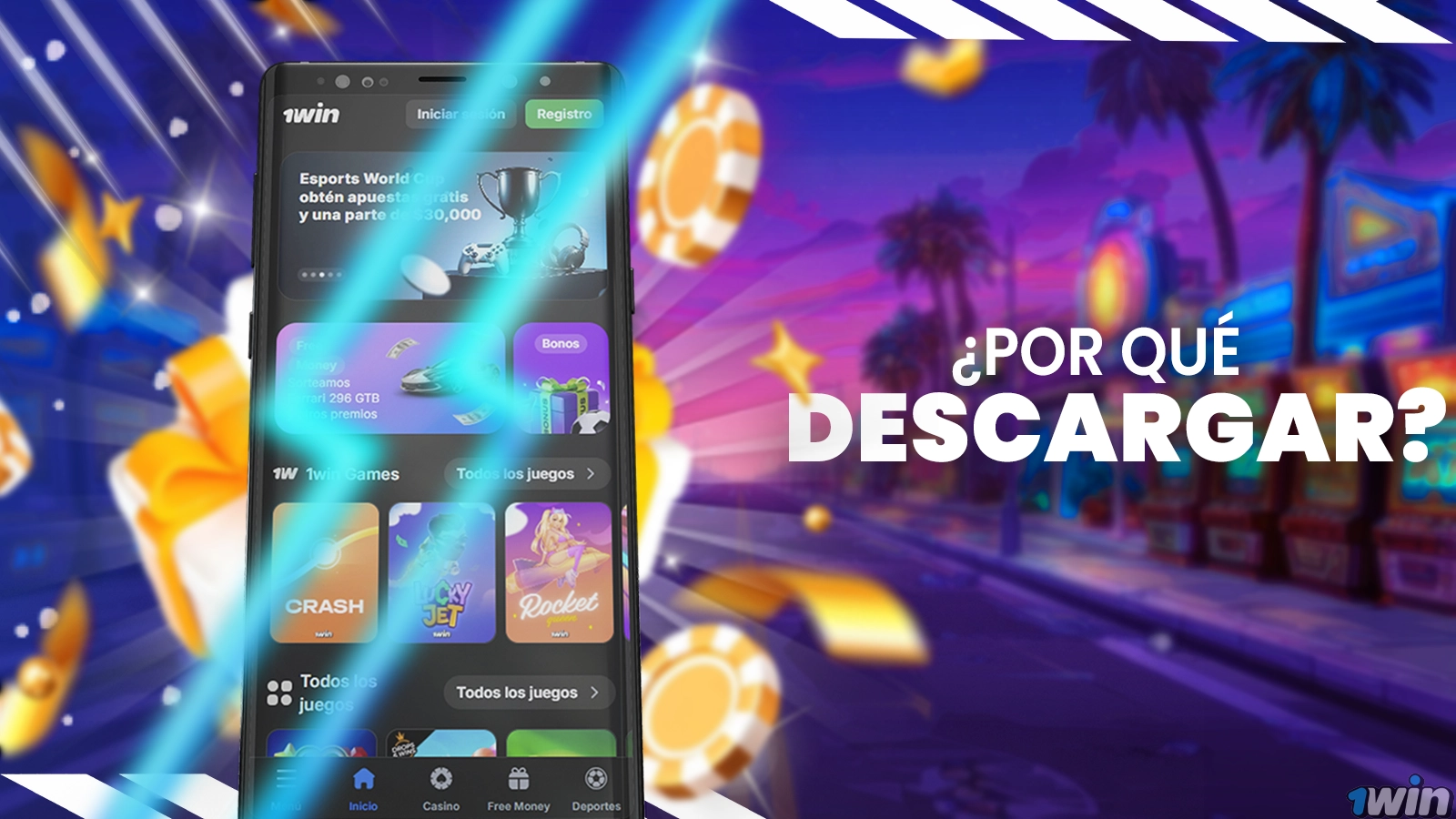 Descargar app 1Win - bonos exclusivos móviles y promociones solo en app