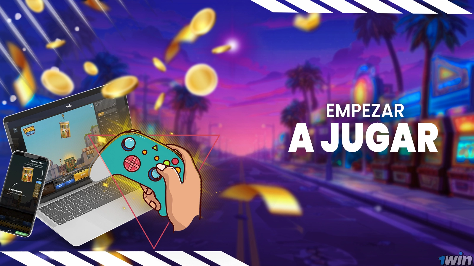Cómo jugar Tower Rush en 1win - Reglas básicas y objetivos