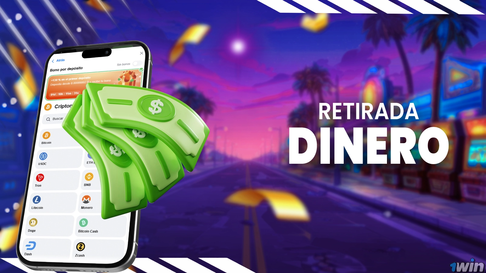 Cómo retirar dinero de Tower Rush 1win - Guía de métodos