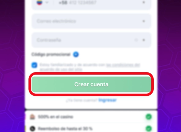 Confirmación del registro