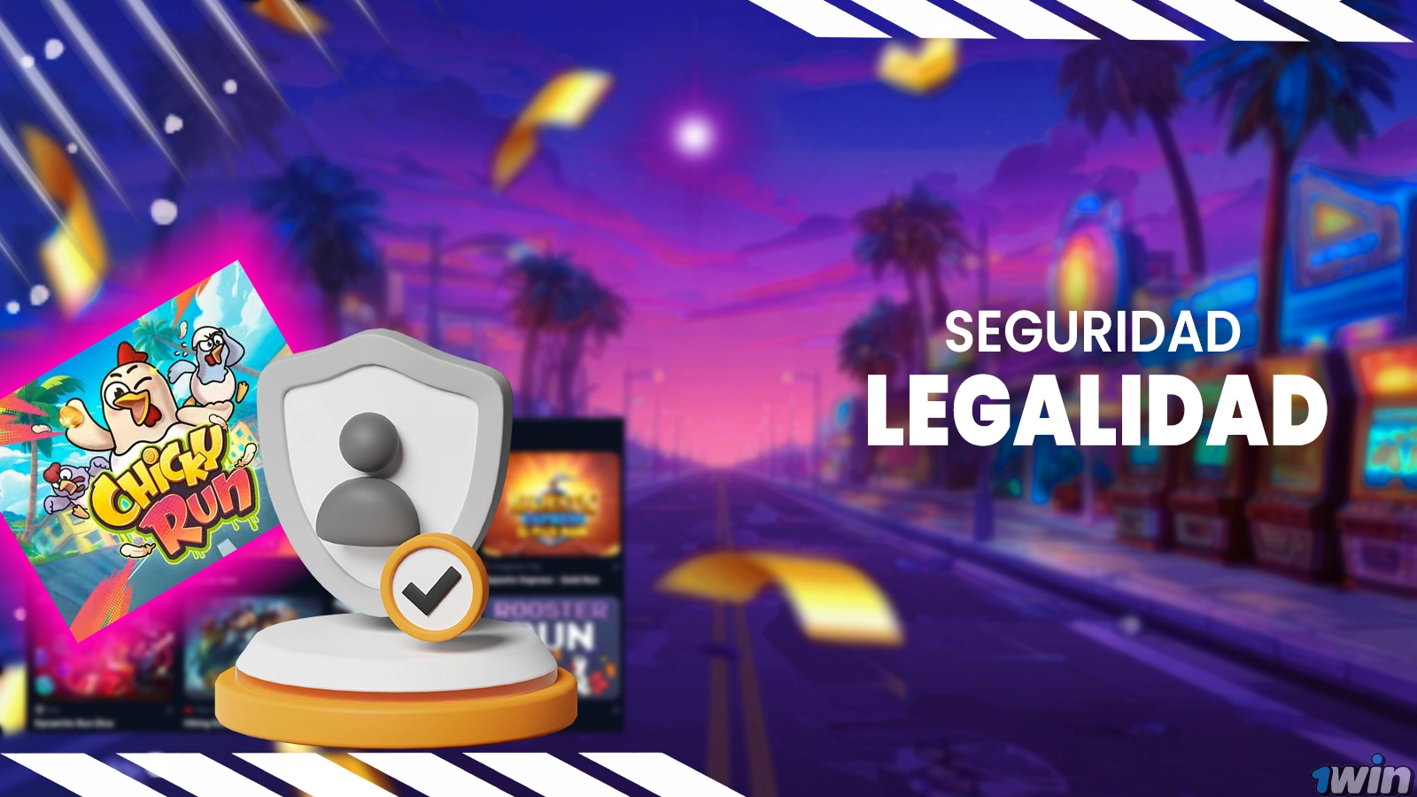¿Es legal y seguro jugar Chicky Run en 1win Venezuela?