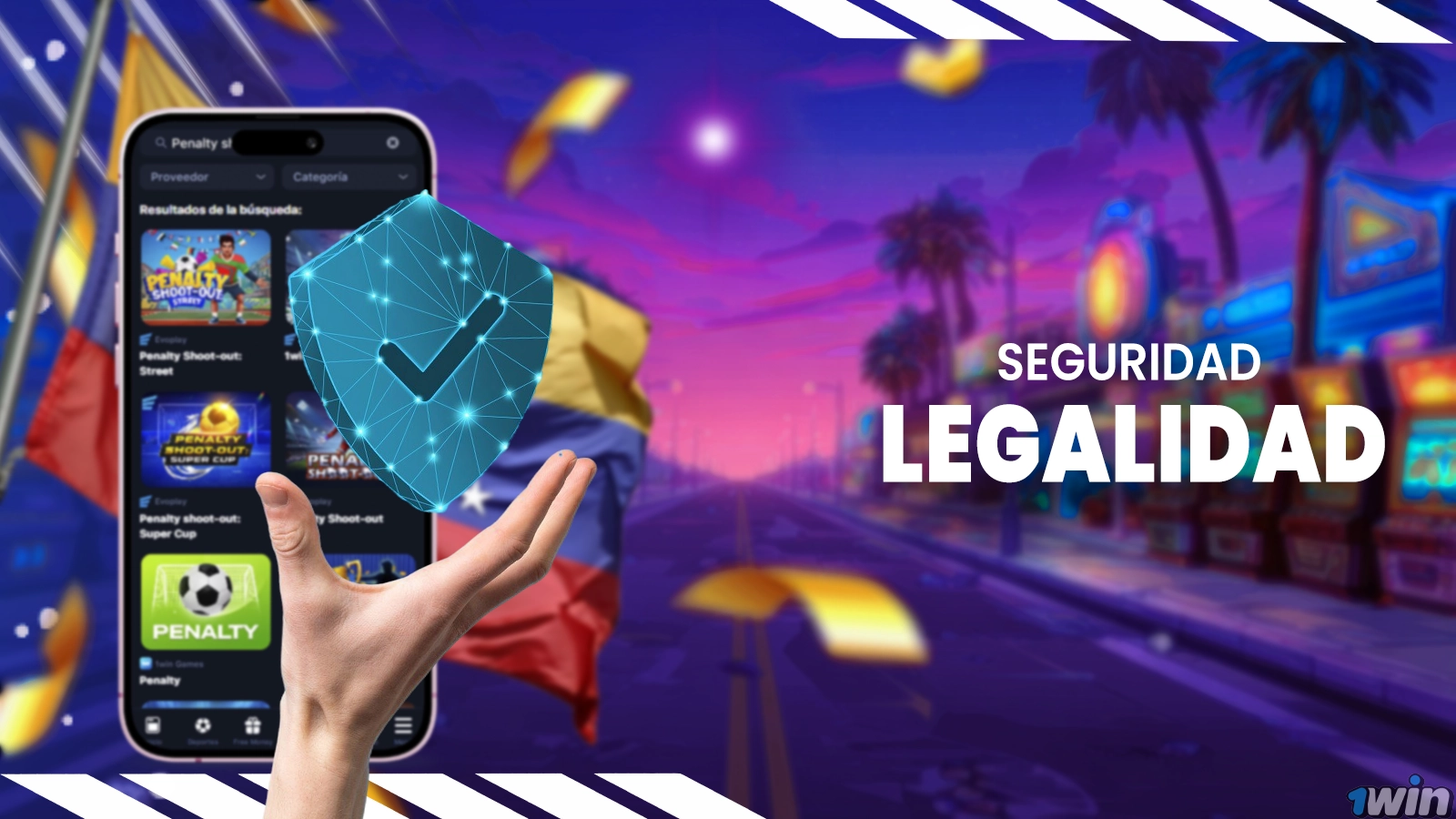Juega Penalty Shoot Out con seguridad en 1win Venezuela