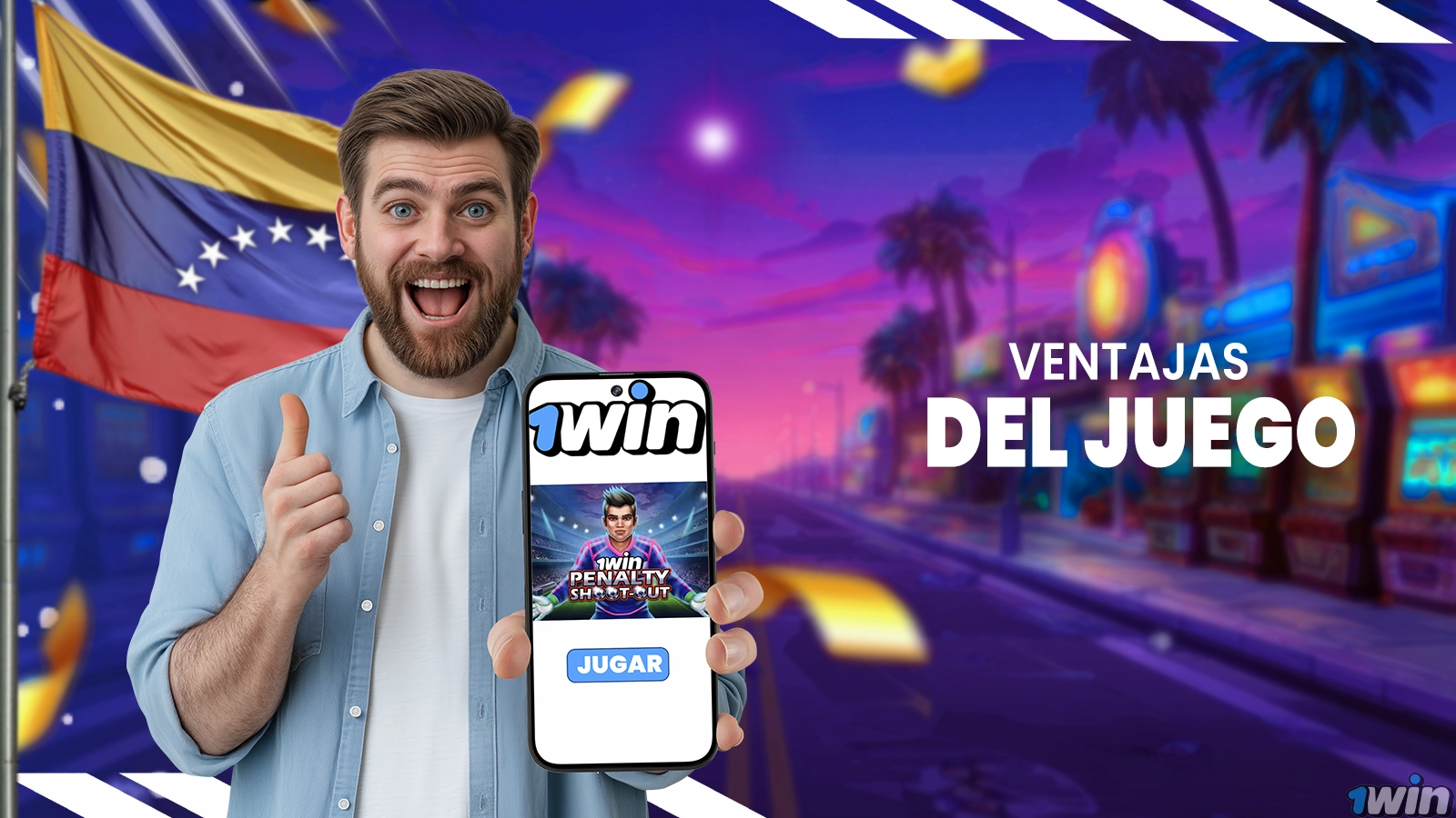 Beneficios del juego Penalty en 1win para venezolanos